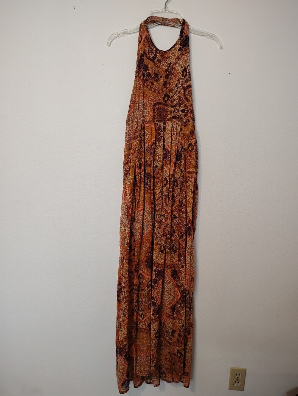 Xhilaration Fall Paisley Mini Maxi Flowy 4 Panel Unique Dress